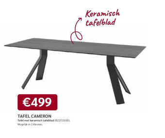 Crack Tafel cameron aanbieding