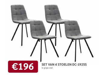 Set van 4 stoelen dc-1925s