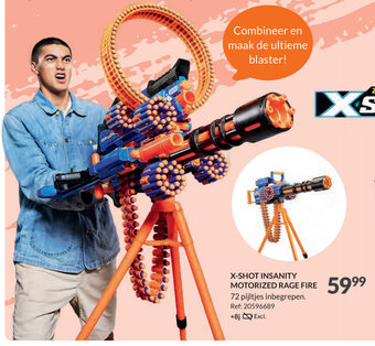 X-SHOT INSANITY MOTORIZED RAGE FIRE
