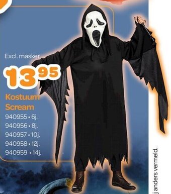 Happyland Kostuum Scream aanbieding