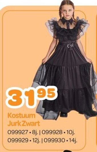 Happyland Kostuum Jurk Zwart aanbieding