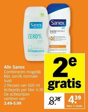 Albert Heijn Zero% normale huid aanbieding