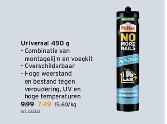 GAMMA Universal 480 g aanbieding