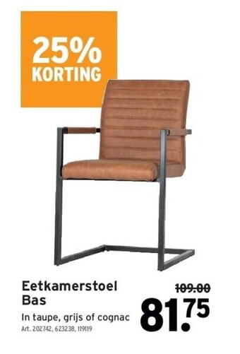 GAMMA Eetkamerstoel bas aanbieding