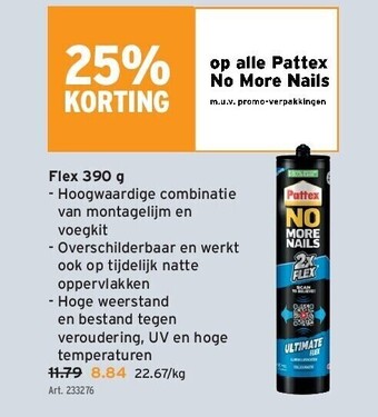 GAMMA Flex 390 g aanbieding