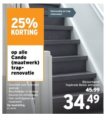 GAMMA Traptrede beton antraciet aanbieding