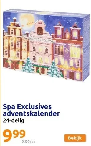 Action Spa exclusives adventskalender aanbieding