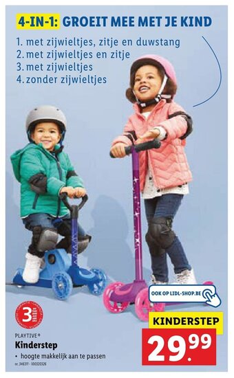 Lidl Playtive Kinderstep aanbieding