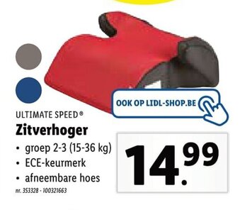 Lidl Ultimate Speed Zitverhoger aanbieding
