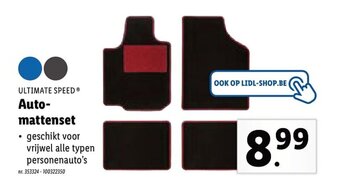 Lidl Ultimate Speed Automattenset aanbieding