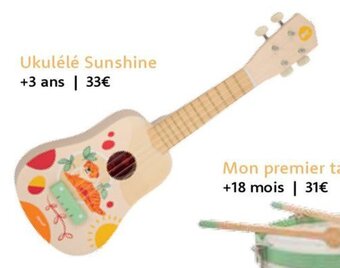 Les Choses Chouettes Ukulélé Sunshine +3 ans aanbieding