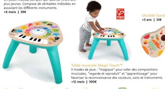 Table musicale Magic Touch