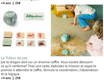 Les Choses Chouettes Le Trésor de Joe aanbieding