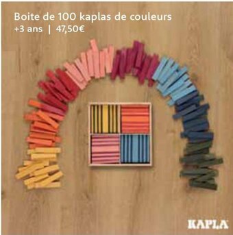 Boite de 100 kaplas de couleurs +3 ans