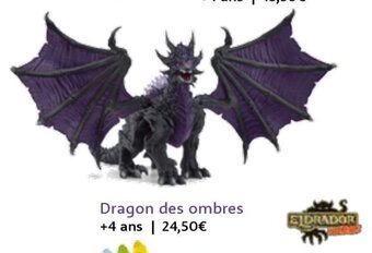 Les Choses Chouettes Dragon des ombres +4 ans aanbieding