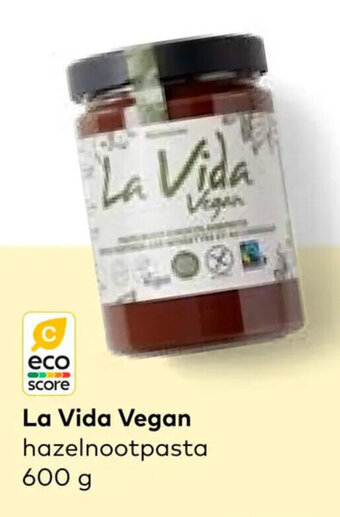 Bio Planet La Vida Vegan hazelnootpasta 600 g aanbieding