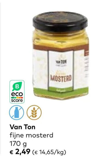 Van Ton fijne mosterd 170 g