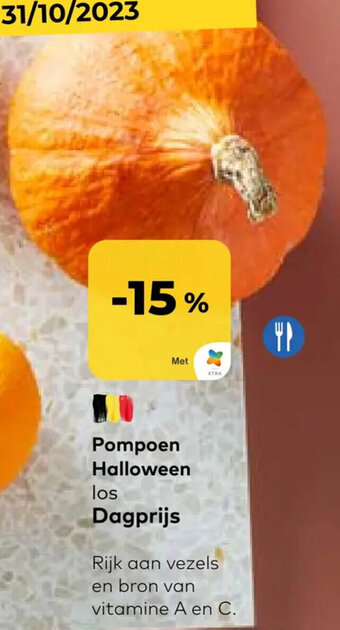 Bio Planet Pompoen Halloween aanbieding
