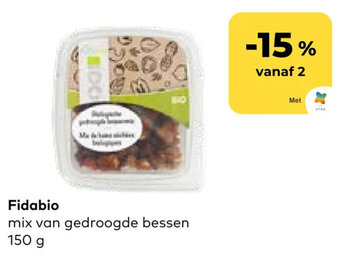 Fidabio mix van gedroogde bessen 150g