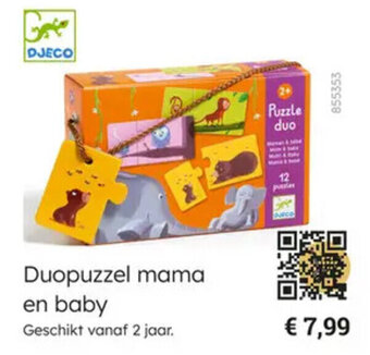 Multi bazar Duopuzzel mama en baby aanbieding