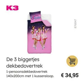 Multi bazar De 3 biggetjes dekbedovertrek aanbieding