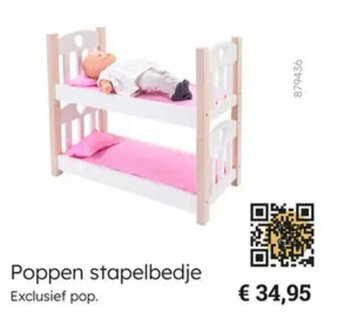 Multi bazar Poppen stapelbedje aanbieding