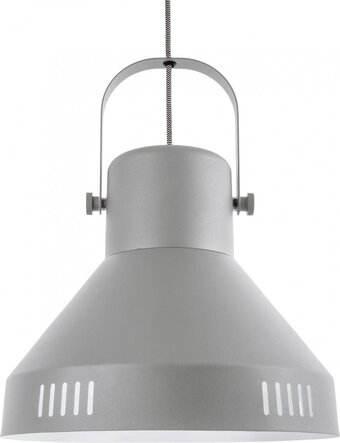 Leitmotiv tuned - hanglamp - ijzer - ø35 x 43 cm - grijs