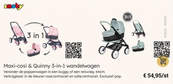 Multi bazar Maxi-cosi & Quinny 3-in-1 wandelwagen aanbieding