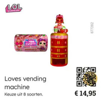 Multi bazar Loves vending machine aanbieding
