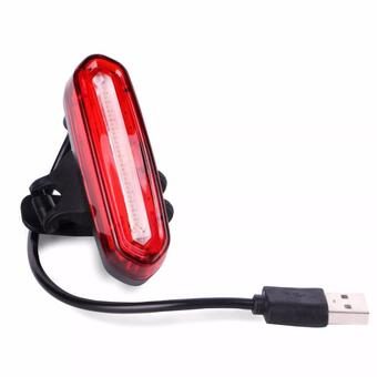 Decathlon 120 lumen fietsverlichting rood - led achterlicht - usb oplaadbaar aanbieding