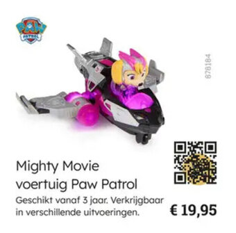 Mighty Movie voertuig Paw Patrol
