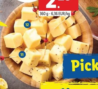Lidl Kaasblokjes aanbieding