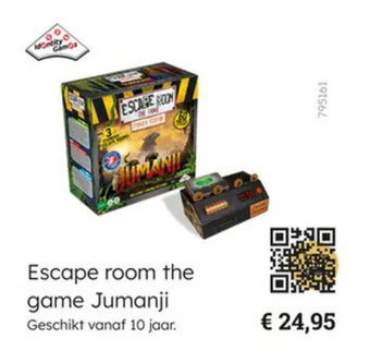 Multi bazar Escape room the game Jumanji aanbieding