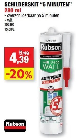 Hubo Schilderskit 5 minuten aanbieding