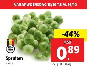 Lidl Spruiten aanbieding
