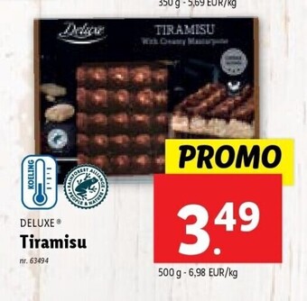 Lidl Tiramisu aanbieding