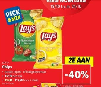 Lidl Chips aanbieding