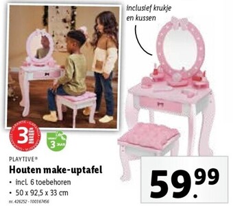 Lidl Houten make-uptafel aanbieding
