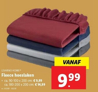 Lidl Fleece hoeslaken aanbieding