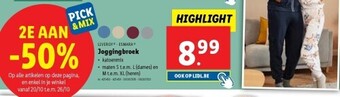 Lidl Joggingbroek aanbieding