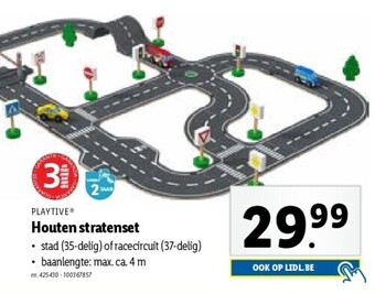 Lidl Houten stratenset aanbieding