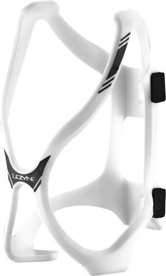 Bol.com Lezyne flow cage hp bidonhouder - bidonhouder fiets - bekerhouder - fiets accessoires - wit - composiet aanbieding