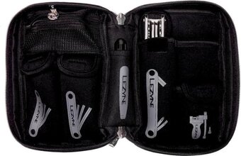 Lezyne port-a-shop multitool - multitool fiets gereedschap - fiets reparatie set - 5 tools - s - zwart