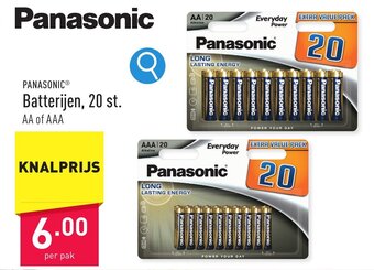 ALDI PANASONIC Batterijen aanbieding