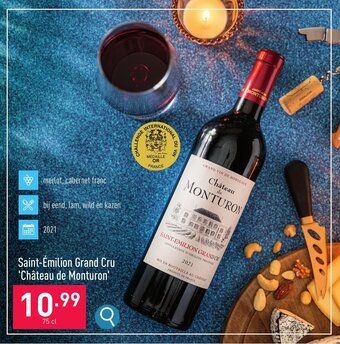 ALDI Saint-Émilion Grand Cru 'Château de Monturon' 75 cl aanbieding