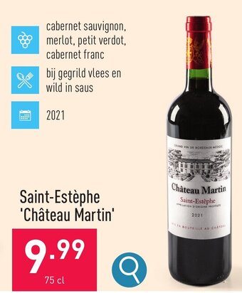 Saint-Estèphe 'Château Martin' 75 cl