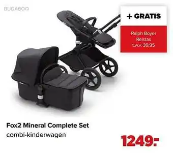 Baby-Dump Fox2 mineral complete set combi-kinderwagen aanbieding