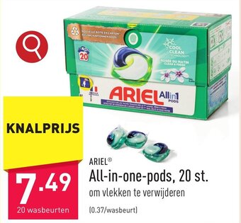ALDI ARIEL All-in-one-pods aanbieding