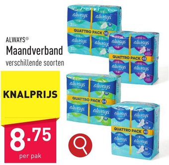 ALDI ALWAYS Maandverband aanbieding