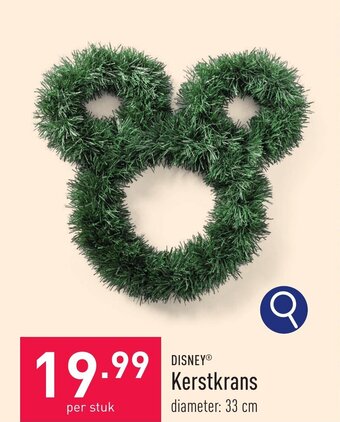 ALDI DISNEY Kerstkrans 33 cm aanbieding